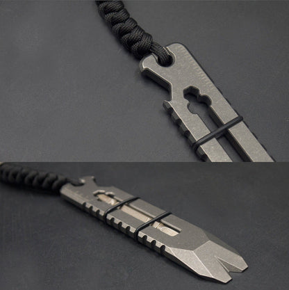 Titanium Work Tool Wrench and Pry Bar