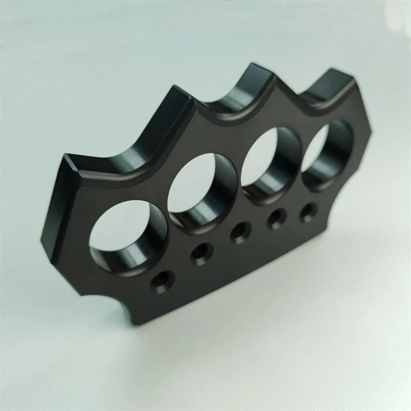 Transparent Self-Defense Knuckle Duster for Enhanced Protection