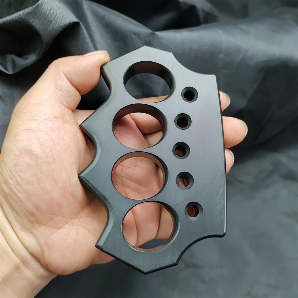 Transparent Self-Defense Knuckle Duster for Enhanced Protection