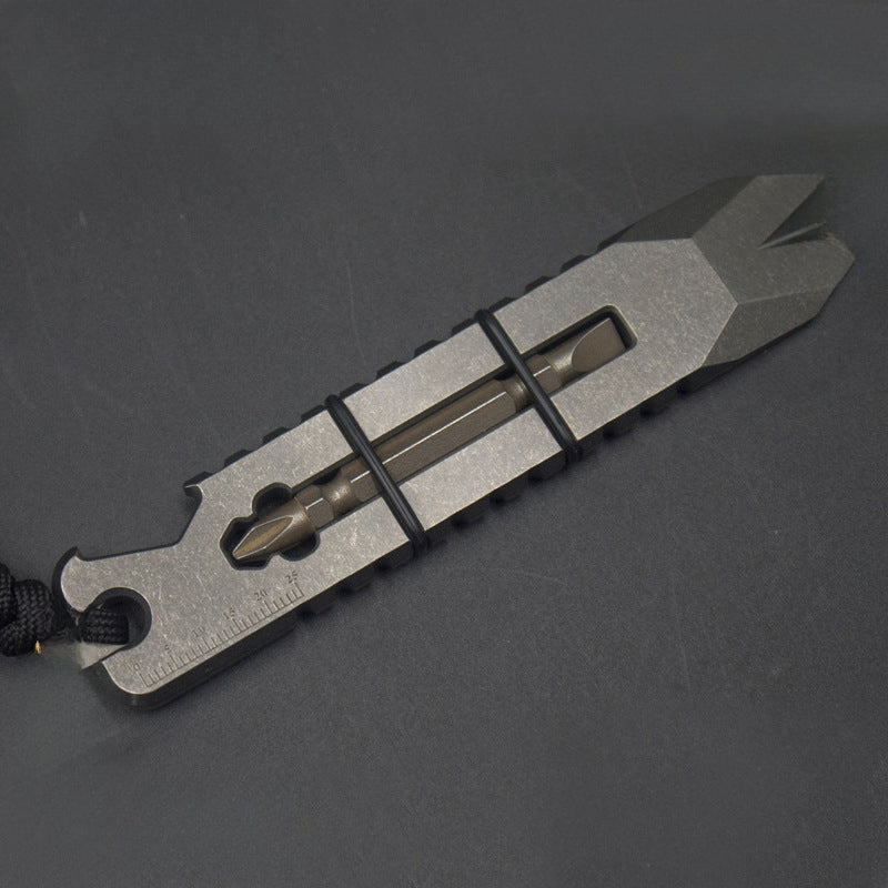 Titanium Work Tool Wrench and Pry Bar