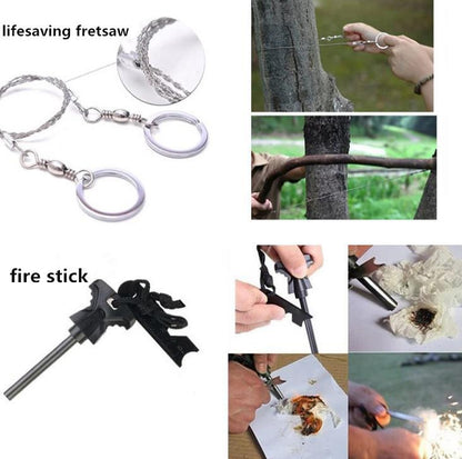EDC Field Knife Kit Outdoor Survival Utility
