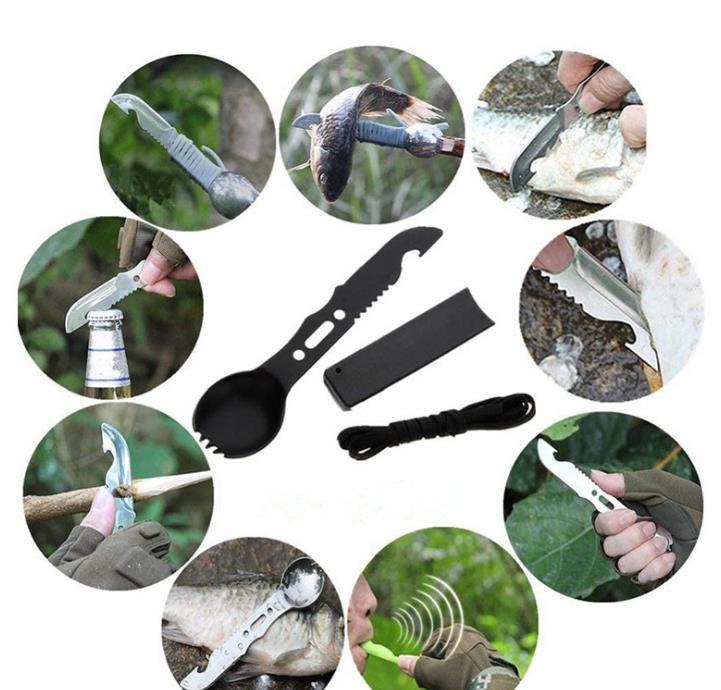 EDC Field Knife Kit Outdoor Survival Utility